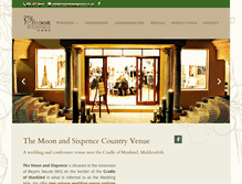 Tablet Screenshot of moonandsixpence.co.za